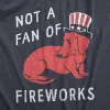 Not A Fan Of Fireworks Women's T Shirt sold by Crazy Dog T-Shirts