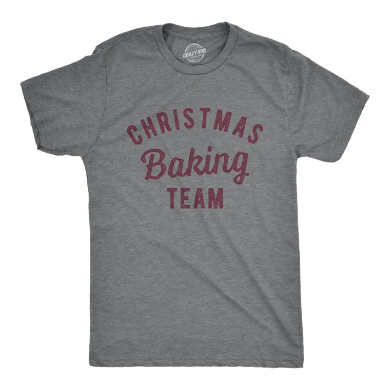 Christmas Baking Team Men's T Shirt sold by Crazy Dog T-Shirts