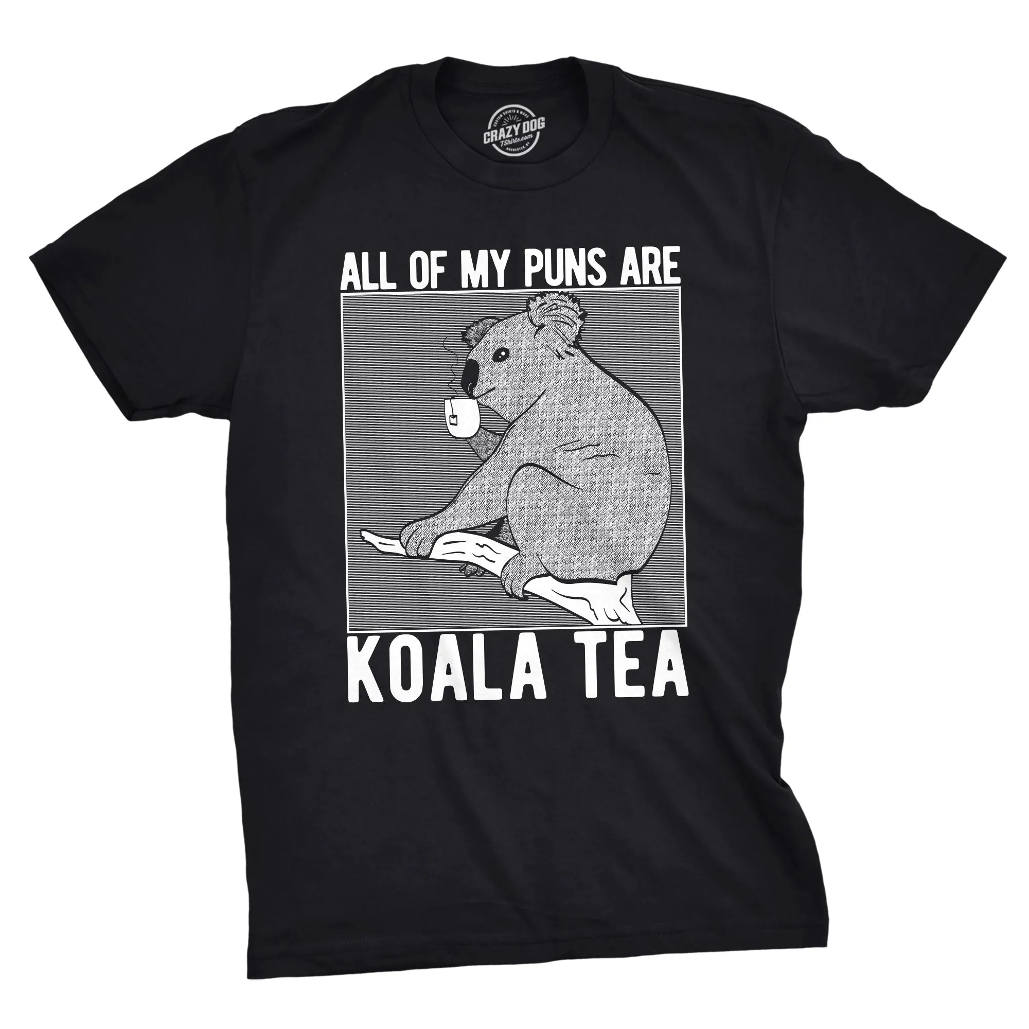 My Puns Are Koalaty Men's T Shirt sold by Crazy Dog T-Shirts product image thumbnail 3
