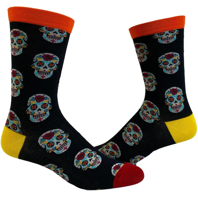Womens Sugar Skull Socks sold by Crazy Dog T-Shirts