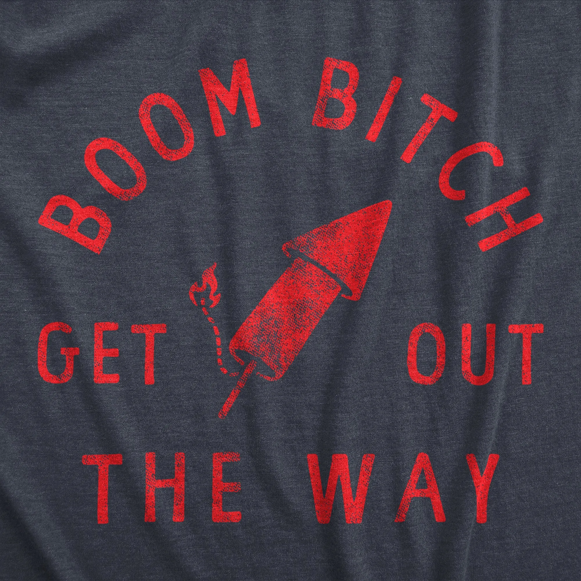 Boom Bitch Get Out The Way Men's T Shirt sold by Crazy Dog T-Shirts product image thumbnail 2