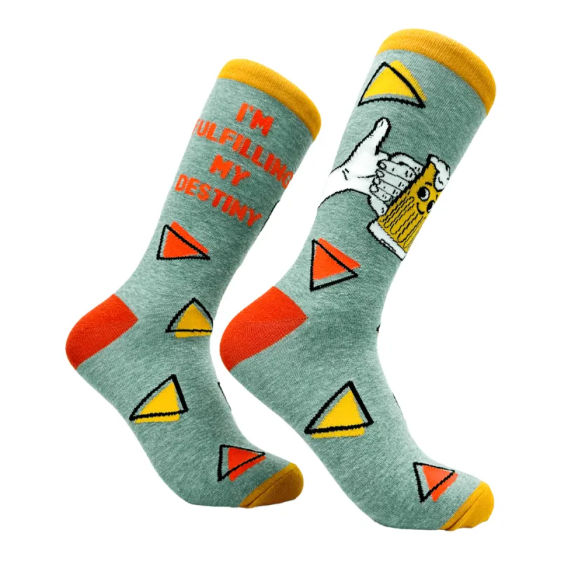 Men's Im Fulfilling My Destiny Socks sold by Crazy Dog T-Shirts