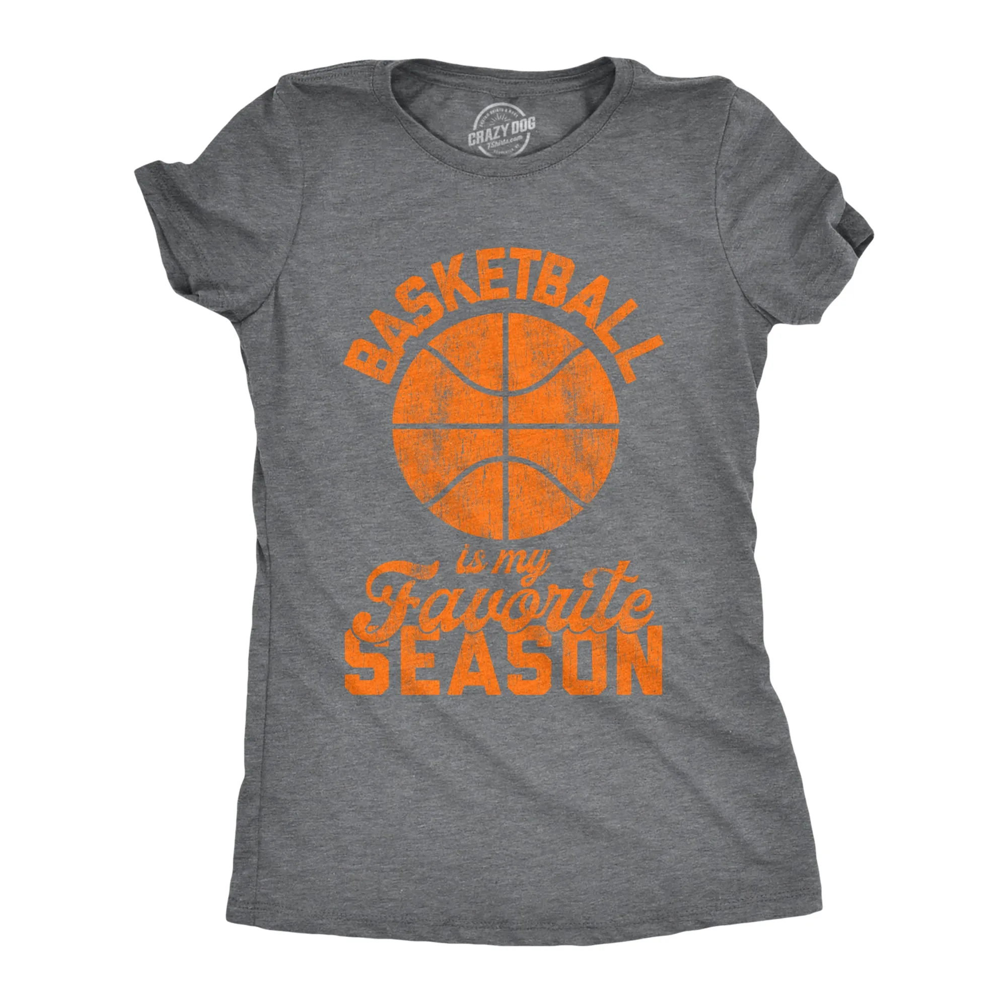 Basketball Is My Favorite Season Women's T Shirt sold by Crazy Dog T-Shirts