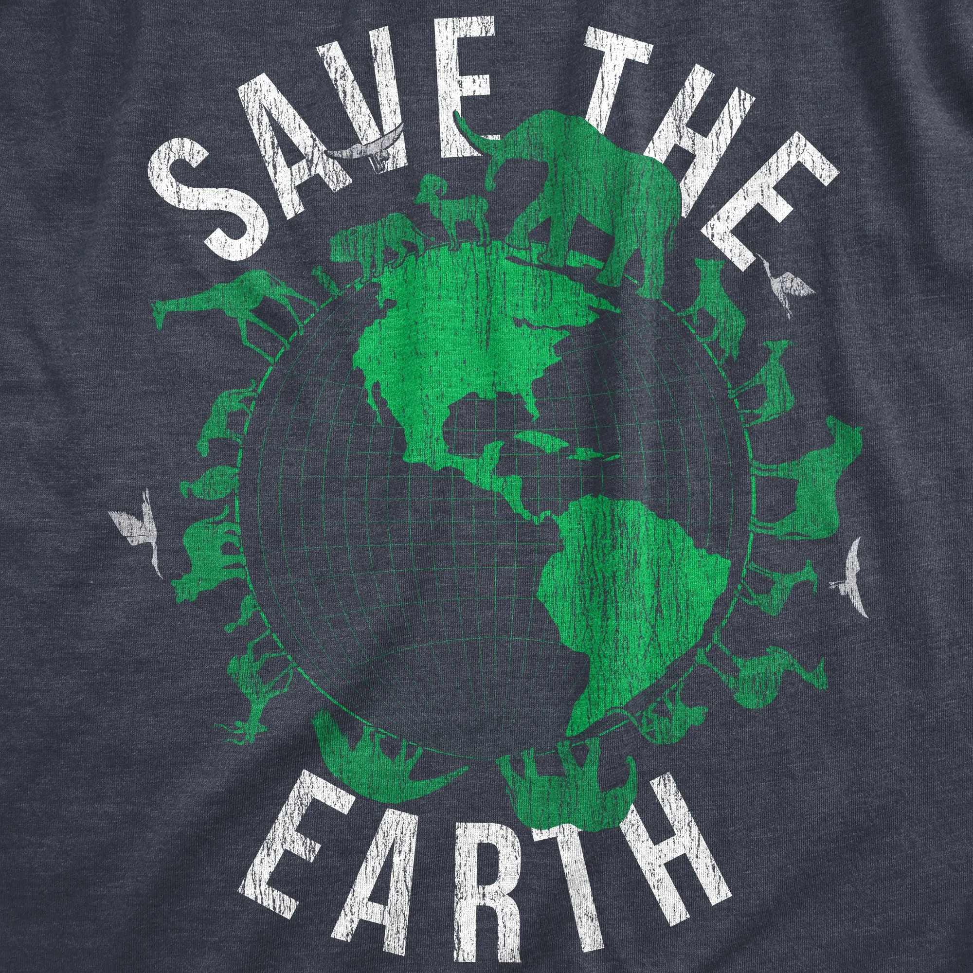 Save The Earth Men's T Shirt sold by Crazy Dog T-Shirts product image thumbnail 2