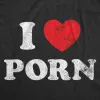 I Heart Porn Women's T Shirt sold by Crazy Dog T-Shirts