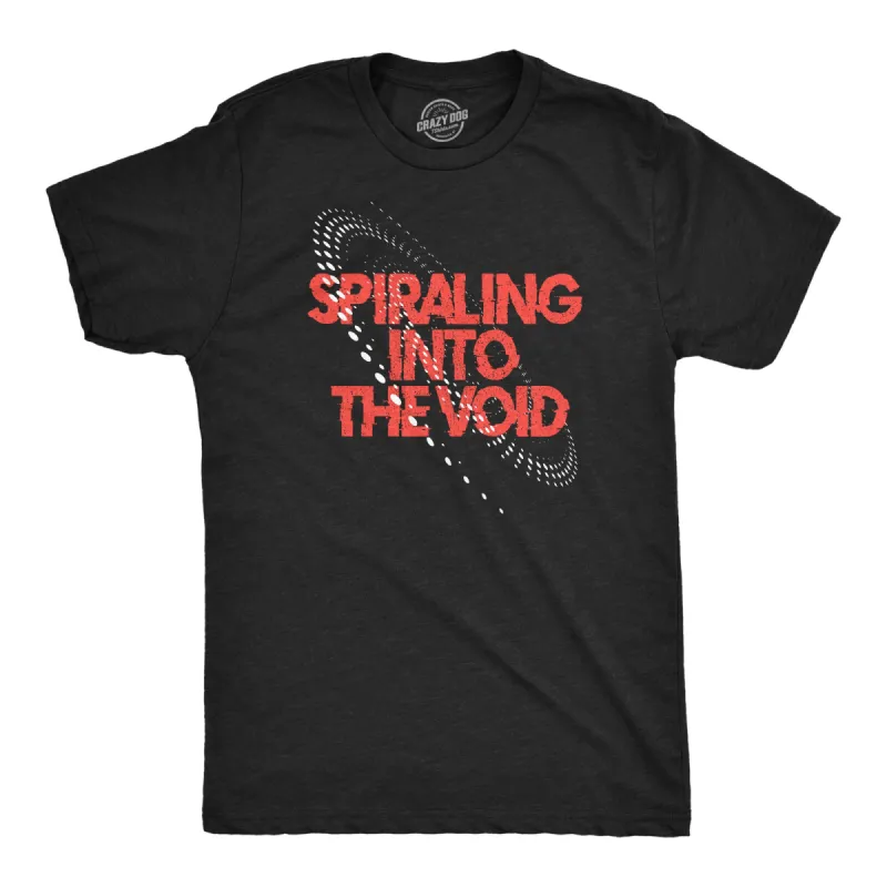 Spiraling Into The Void Men's T Shirt sold by Crazy Dog T-Shirts