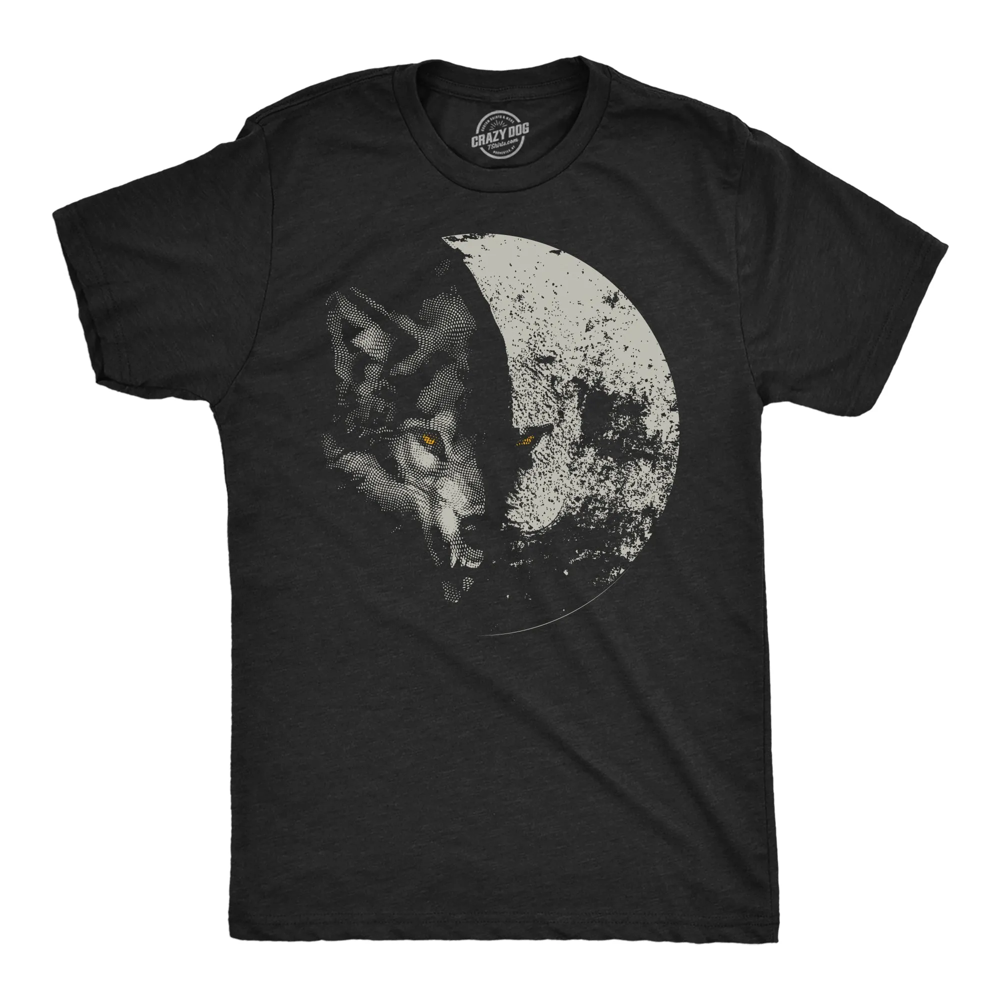 Wolf Moon Men's T Shirt sold by Crazy Dog T-Shirts