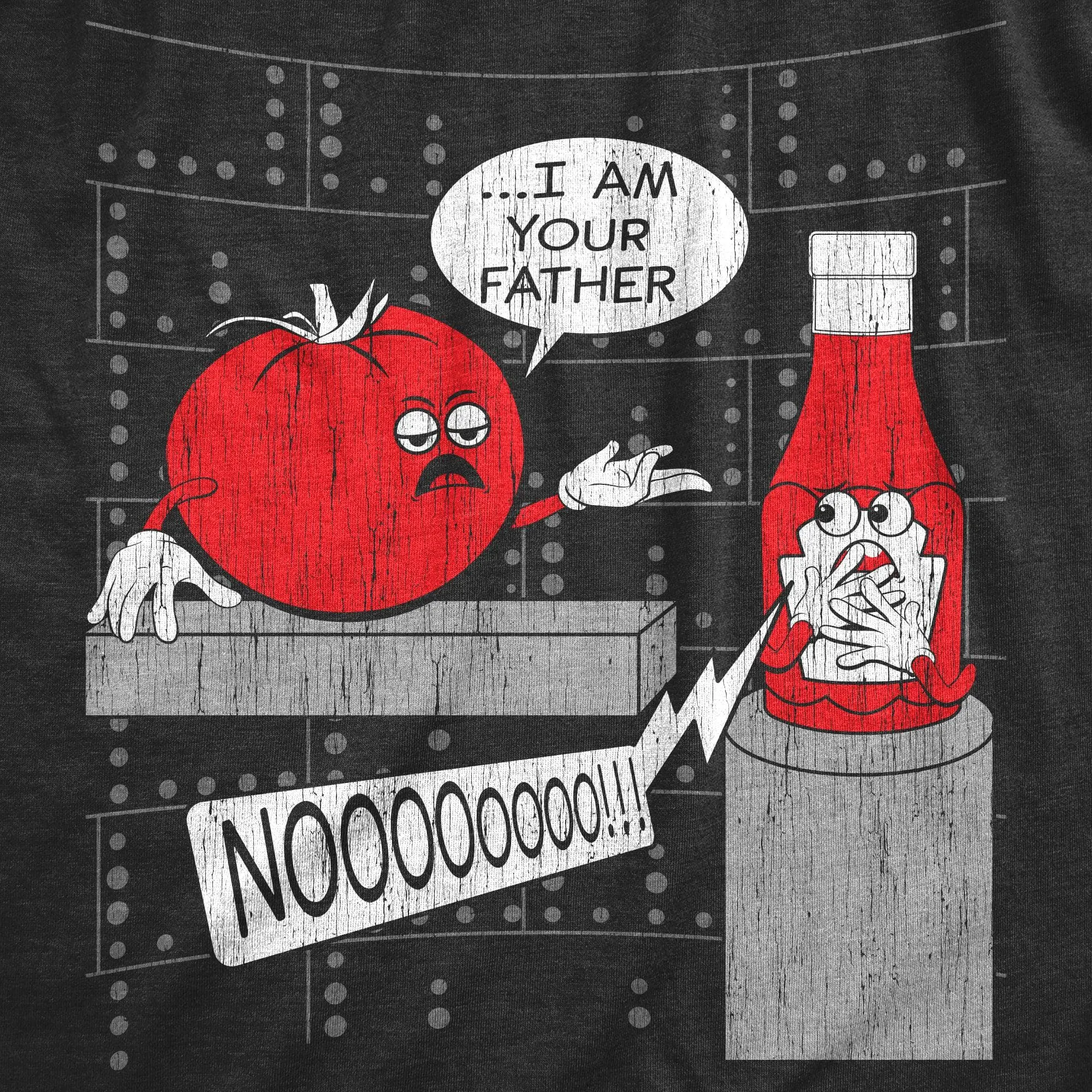 I Am Your Father Ketchup Men's T Shirt sold by Crazy Dog T-Shirts product image thumbnail 2