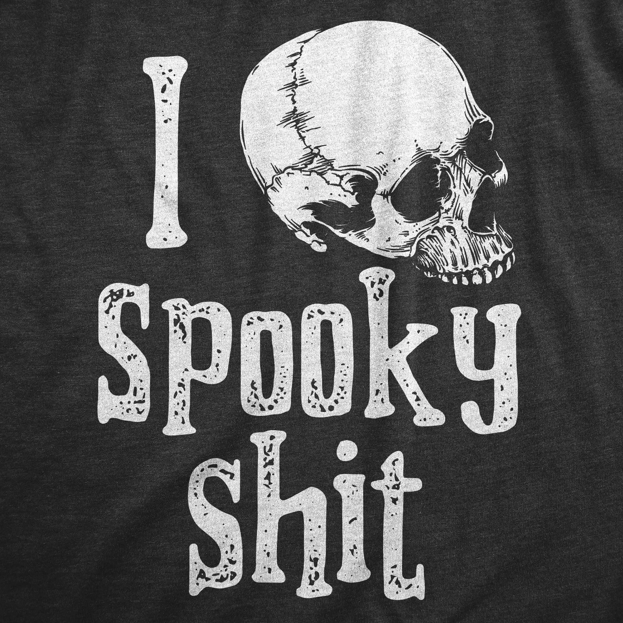 I Love Spooky Shit Men's T Shirt sold by Crazy Dog T-Shirts product image thumbnail 2