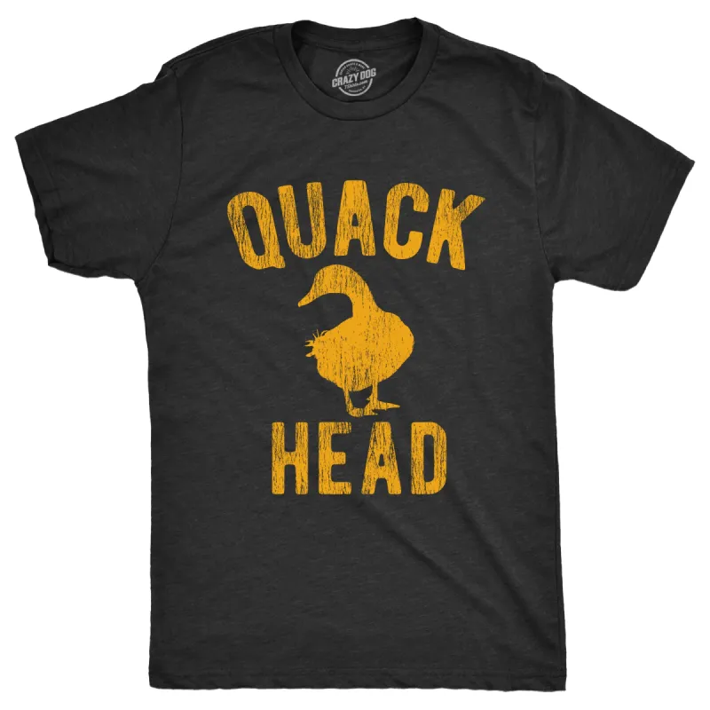 Quack Head Men's T Shirt sold by Crazy Dog T-Shirts
