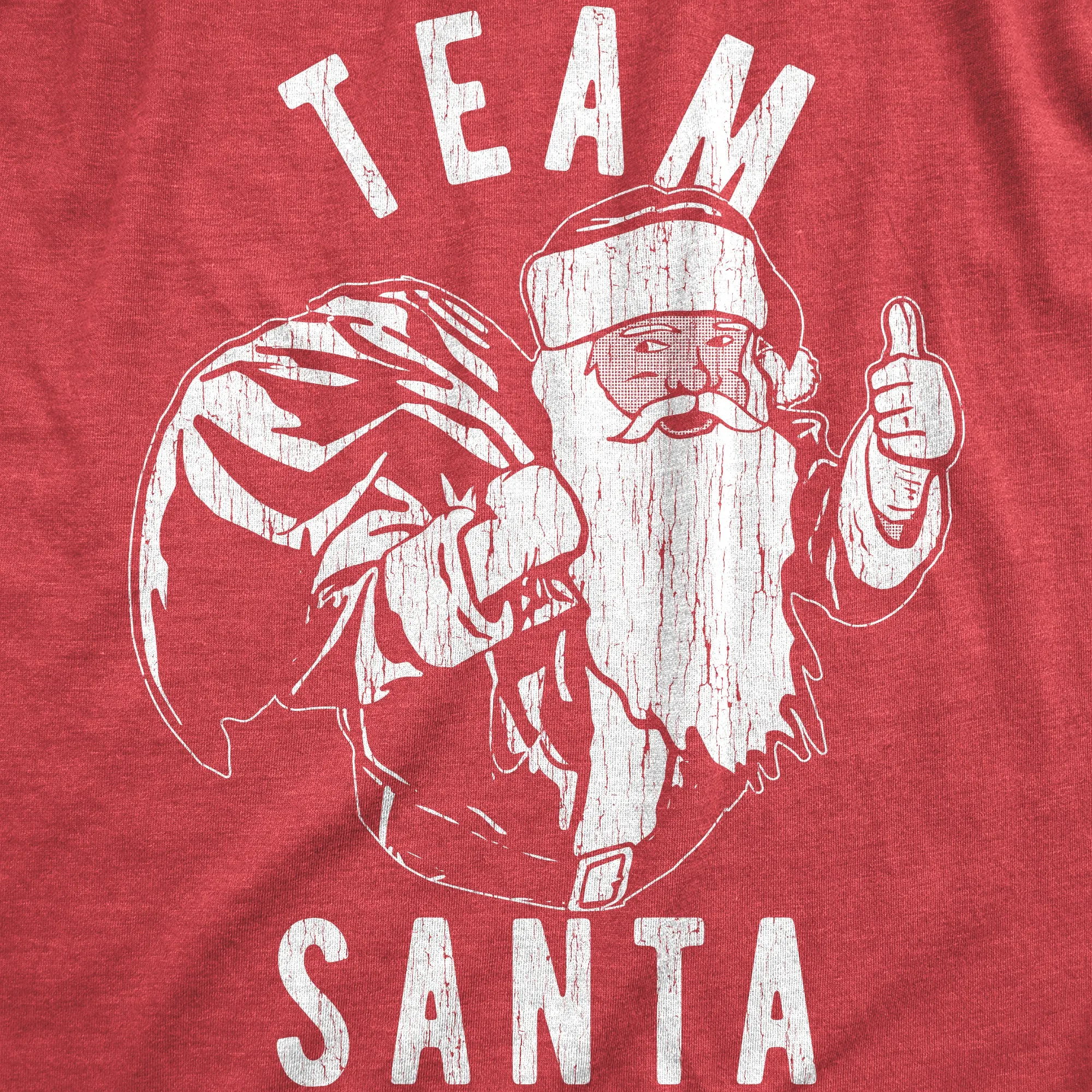 Team Santa Men's T Shirt sold by Crazy Dog T-Shirts product image thumbnail 2