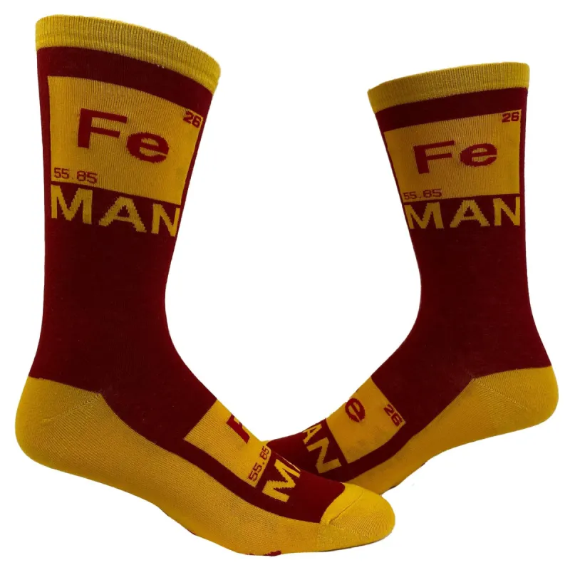 Mens Iron Man Socks sold by Crazy Dog T-Shirts