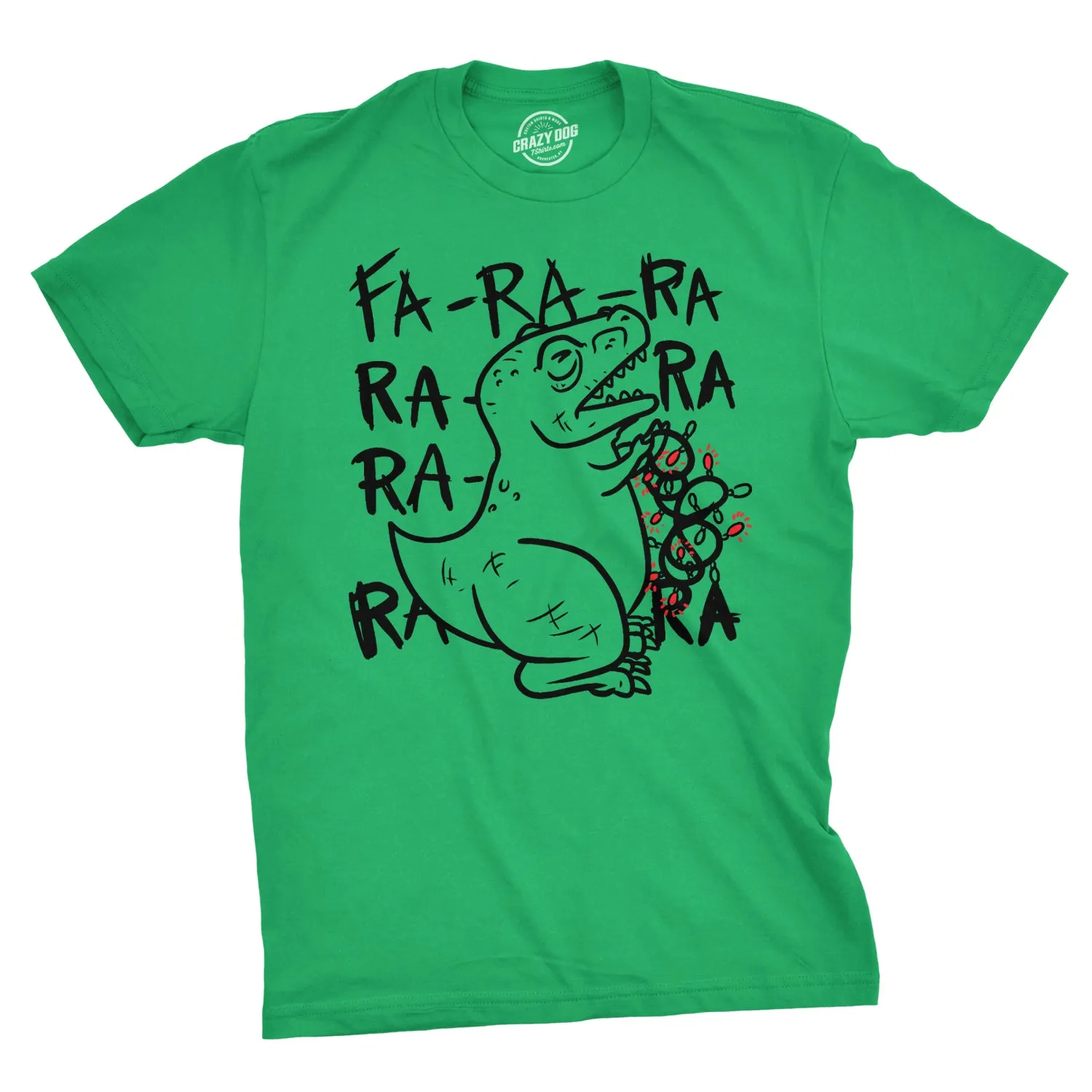 Fa Ra Ra Ra Ra T-Rex Men's T Shirt sold by Crazy Dog T-Shirts
