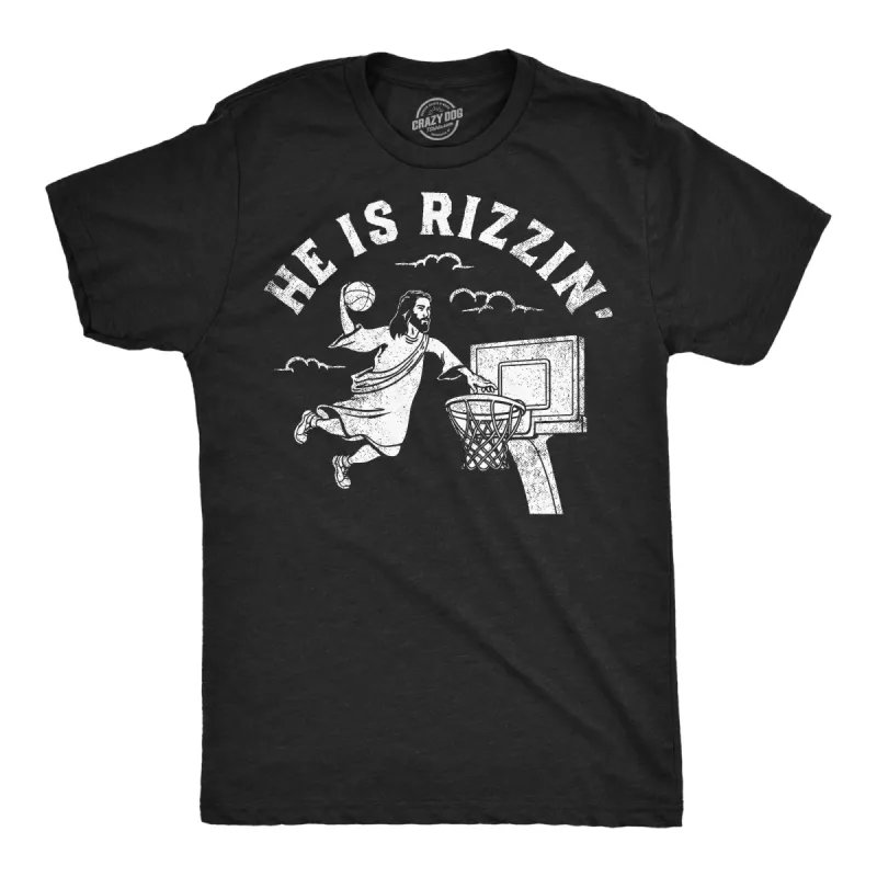 He Is Rizzin Men's T Shirt sold by Crazy Dog T-Shirts