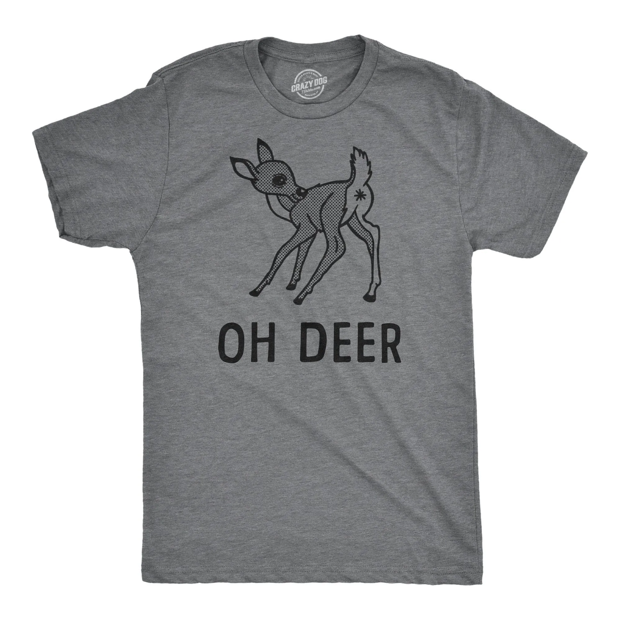 Oh Deer Men's T Shirt sold by Crazy Dog T-Shirts