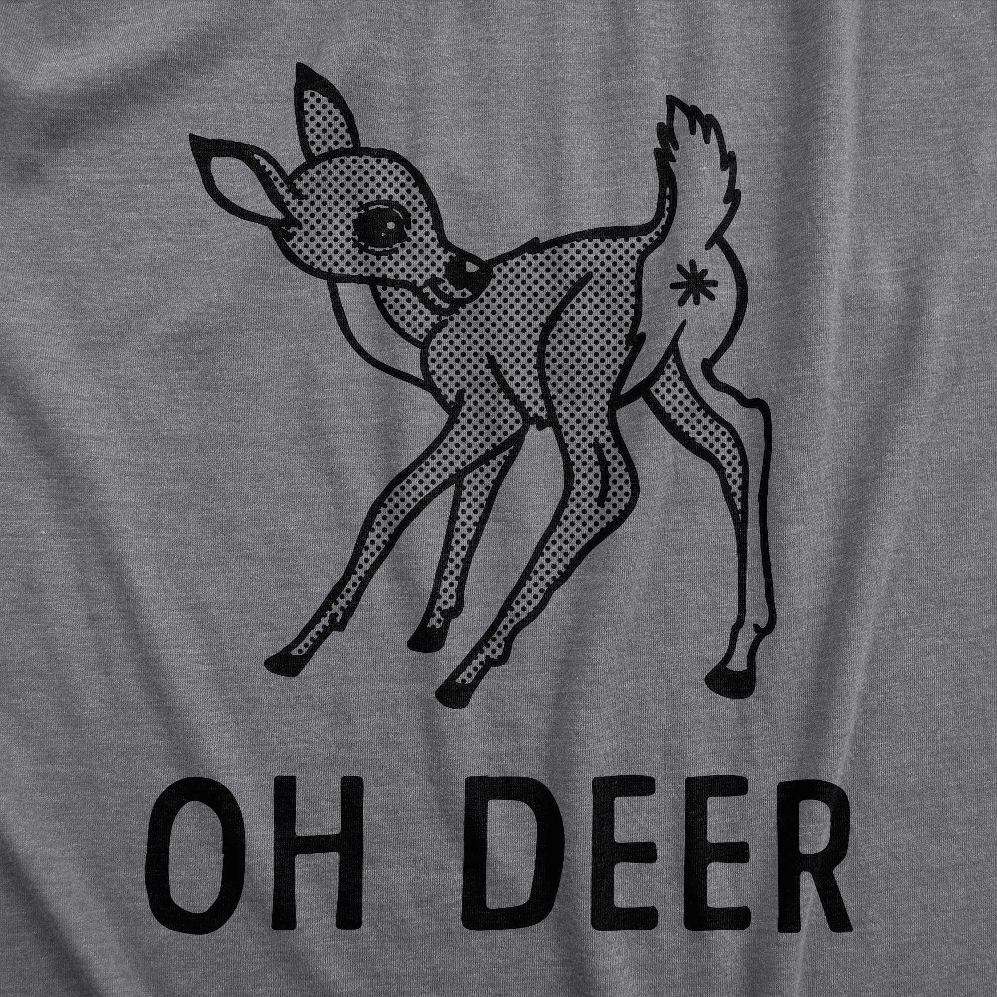 Oh Deer Men's T Shirt sold by Crazy Dog T-Shirts product image thumbnail 2