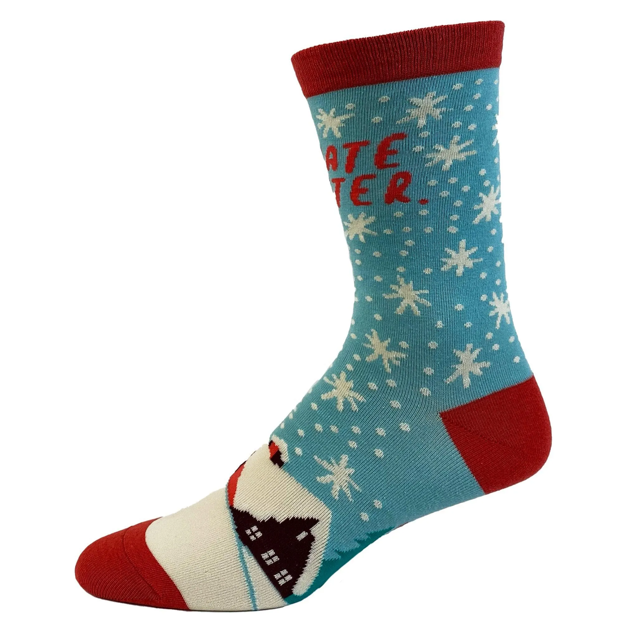 Mens I Hate Winter Socks sold by Crazy Dog T-Shirts product image thumbnail 3