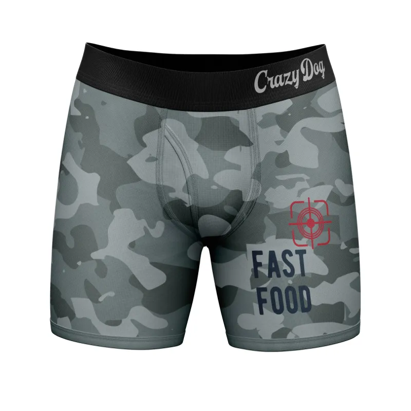 Fast Food Boxer Briefs sold by Crazy Dog T-Shirts