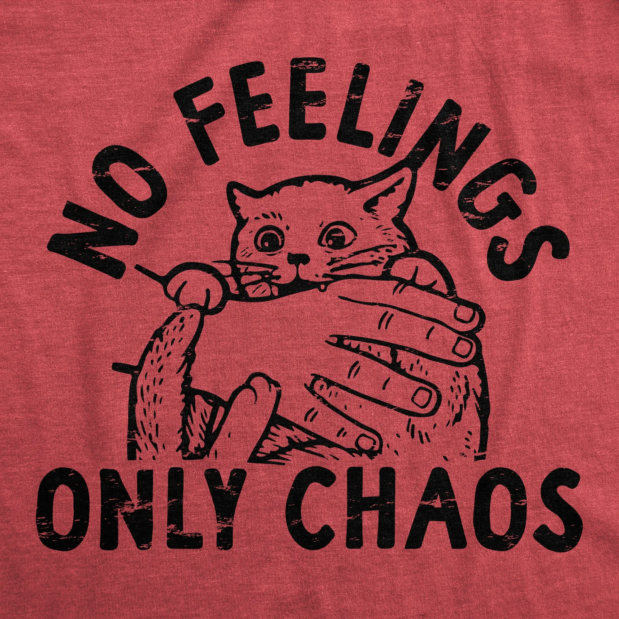No Feelings Only Chaos Men's T Shirt sold by Crazy Dog T-Shirts product image thumbnail 2