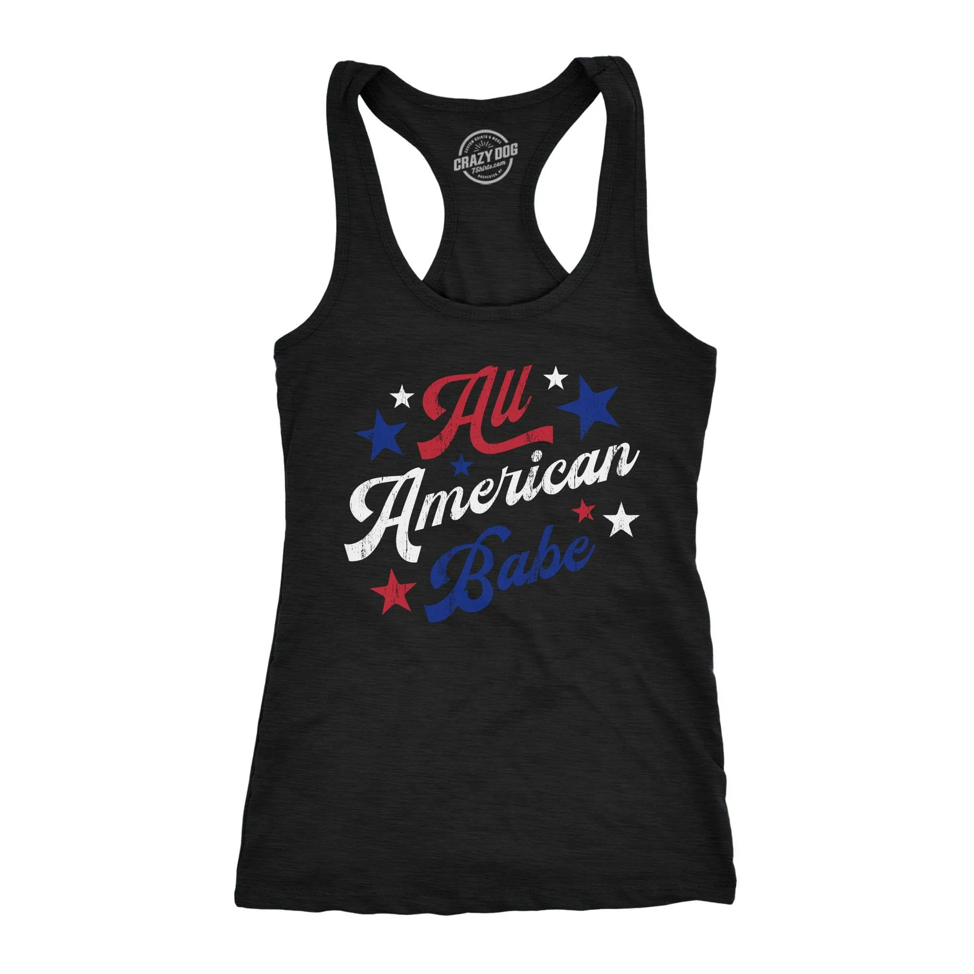 All American Babe Women's Tank Top sold by Crazy Dog T-Shirts