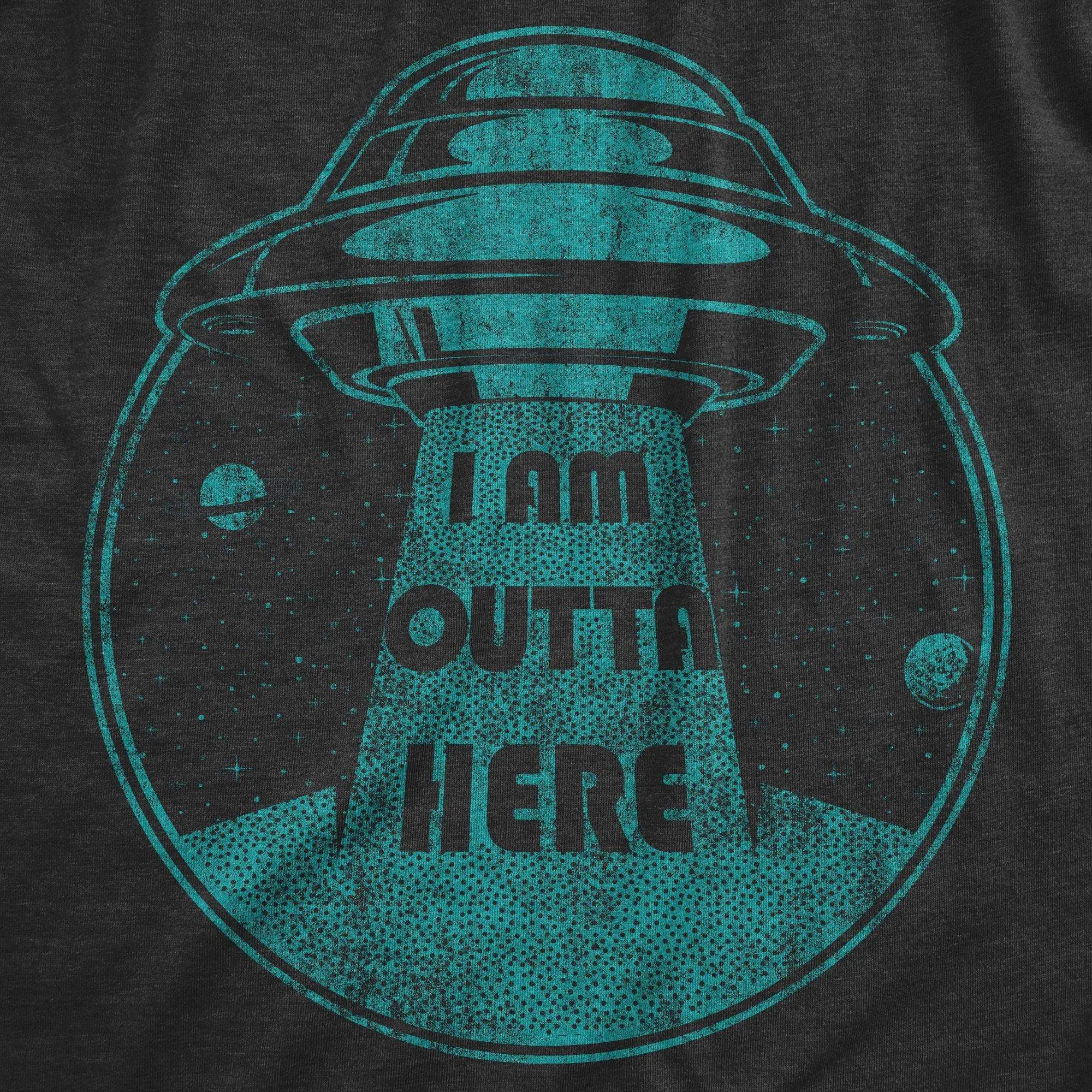 I Am Outta Here Men's T Shirt sold by Crazy Dog T-Shirts product image thumbnail 2
