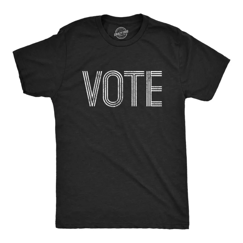Vote Men's T Shirt sold by Crazy Dog T-Shirts