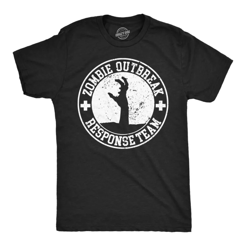 Zombie Outbreak Response Team Men's T Shirt sold by Crazy Dog T-Shirts