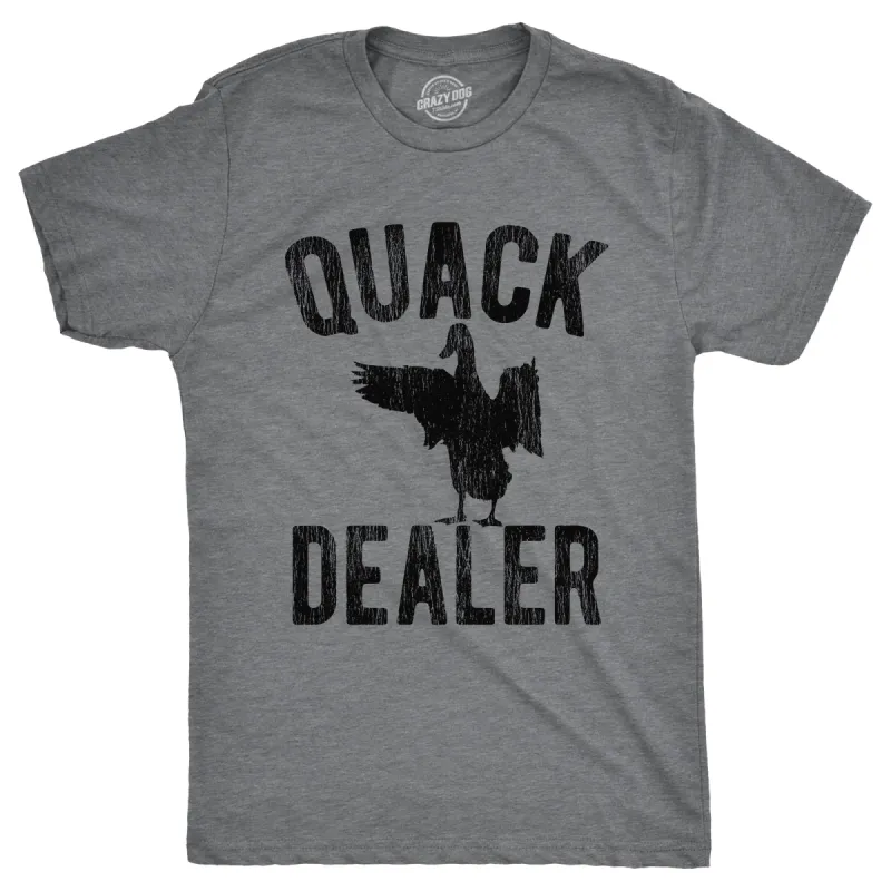 Quack Dealer Men's T Shirt sold by Crazy Dog T-Shirts