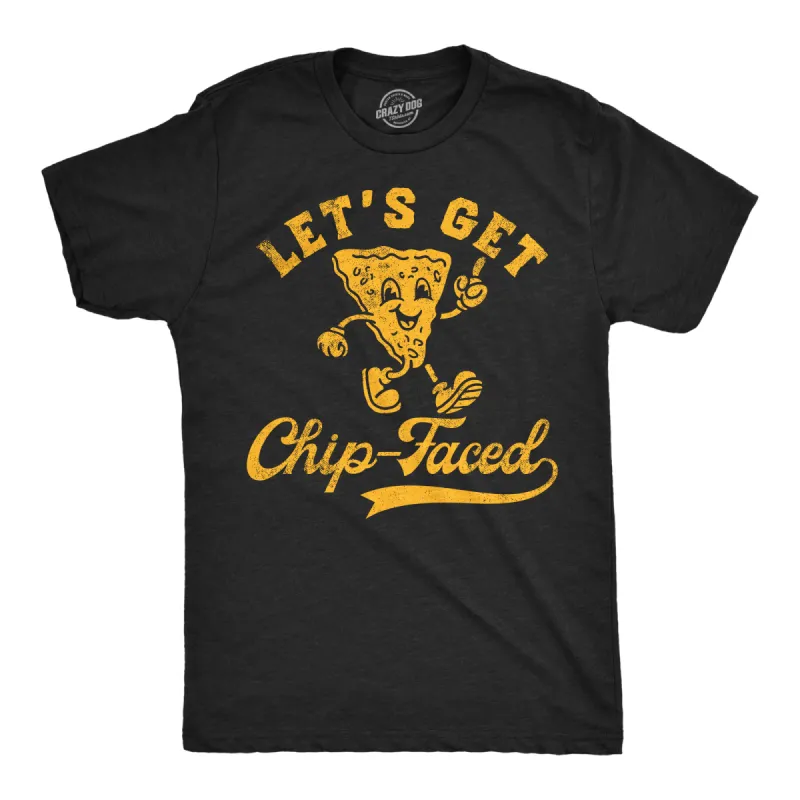 Lets Get Chip Faced Men's T Shirt sold by Crazy Dog T-Shirts