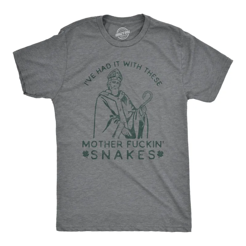 Mother Fuckin Snakes Men's T Shirt sold by Crazy Dog T-Shirts