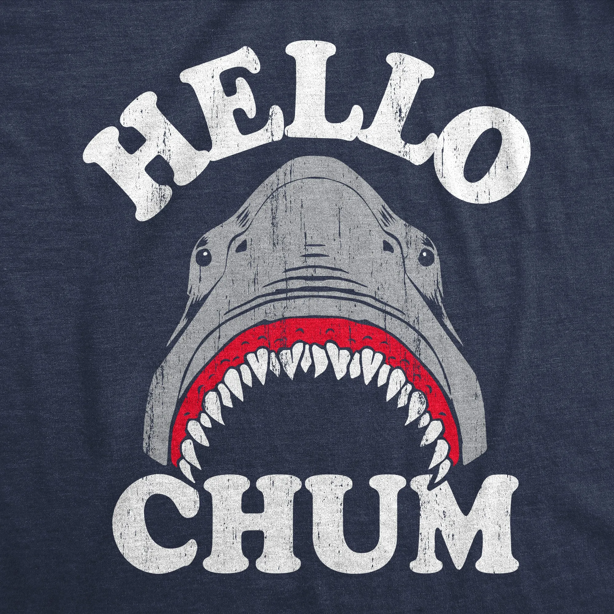 Hello Chum Men's T Shirt sold by Crazy Dog T-Shirts product image thumbnail 2
