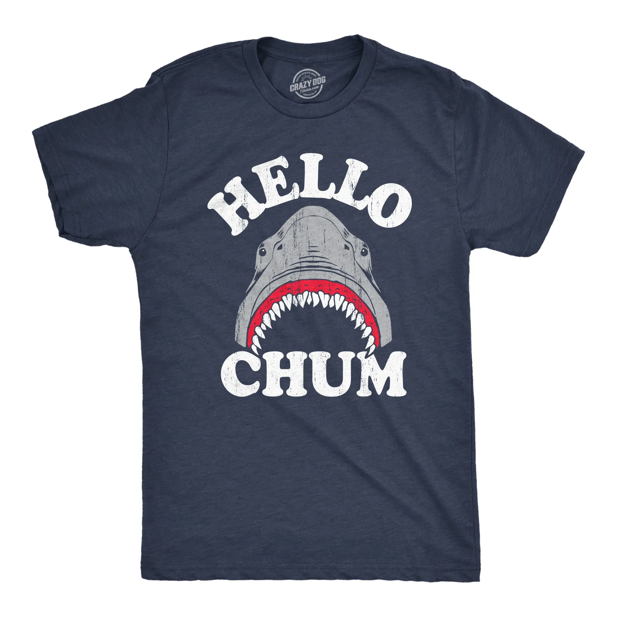 Hello Chum Men's T Shirt sold by Crazy Dog T-Shirts