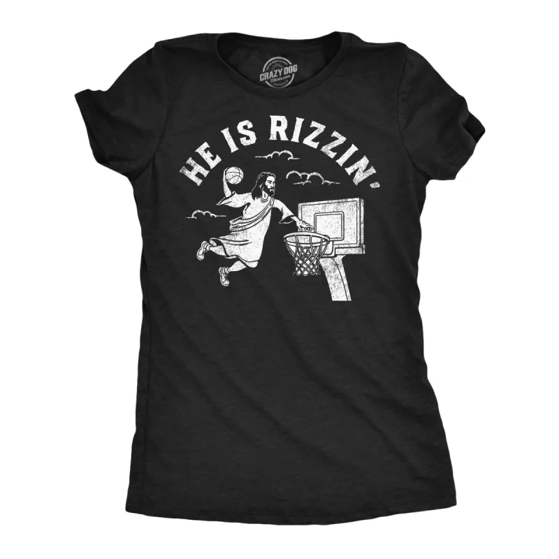 He Is Rizzin Women's T Shirt sold by Crazy Dog T-Shirts