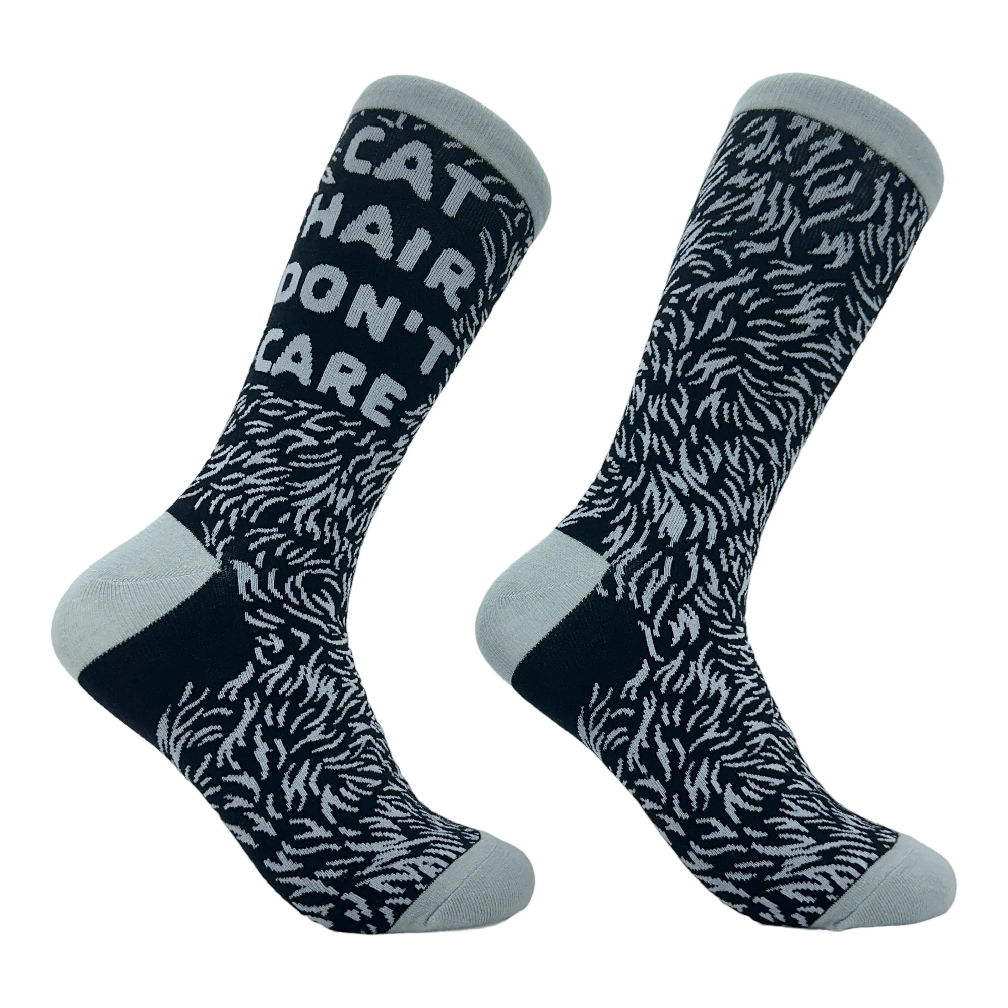 Women's Cat Hair Dont Care Socks sold by Crazy Dog T-Shirts