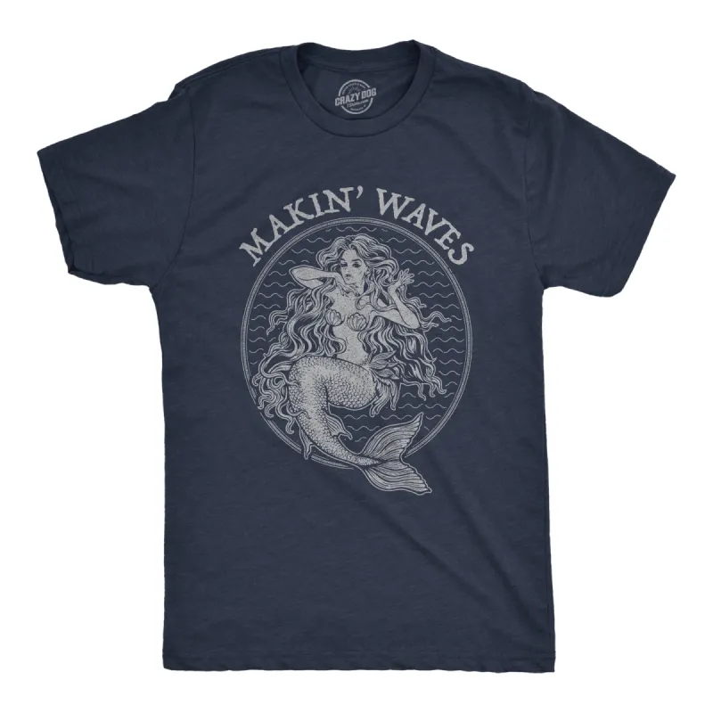 Makin' Waves Men's T Shirt sold by Crazy Dog T-Shirts