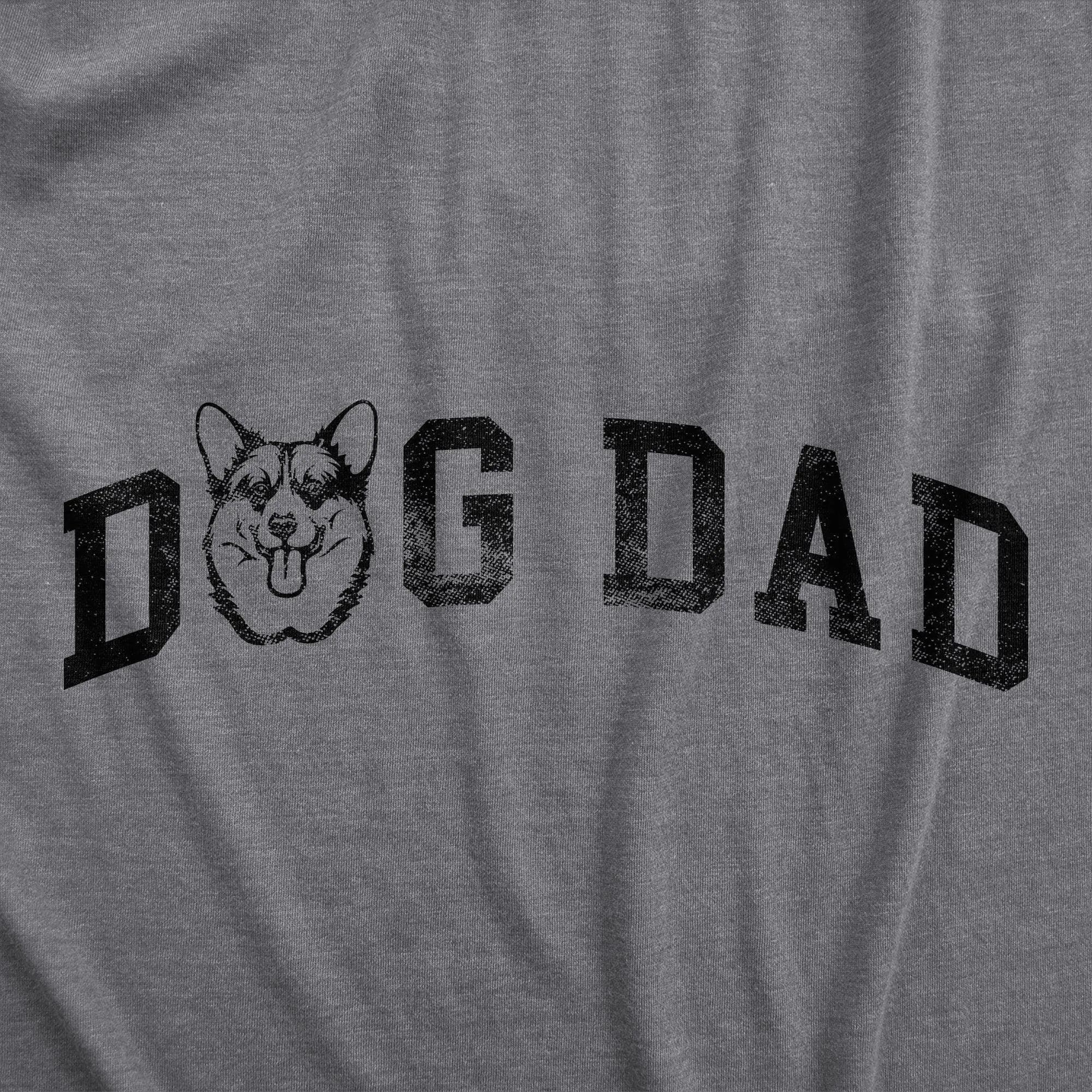 Dog Dad Corgi Men's T Shirt sold by Crazy Dog T-Shirts product image thumbnail 2