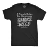 5 Simple Rules For Happiness: Smoke Weed Men's T Shirt sold by Crazy Dog T-Shirts