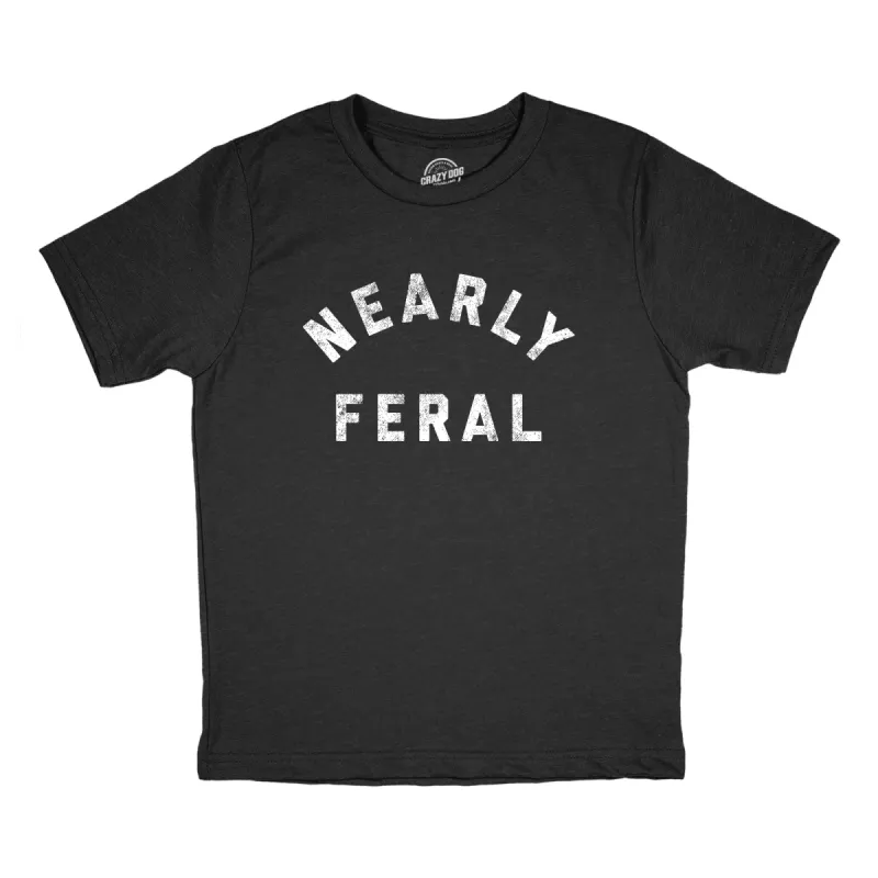 Nearly Feral Youth T Shirt sold by Crazy Dog T-Shirts