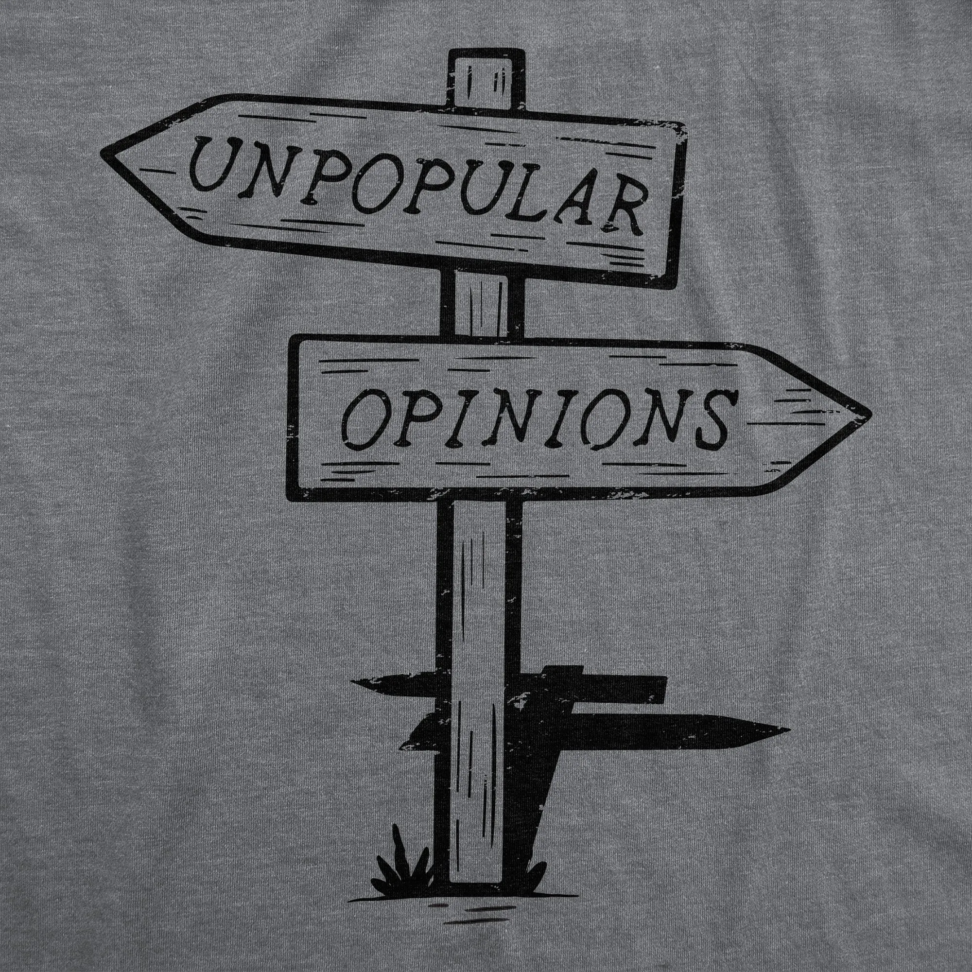 Unpopular Opinions Women's T Shirt sold by Crazy Dog T-Shirts product image thumbnail 2