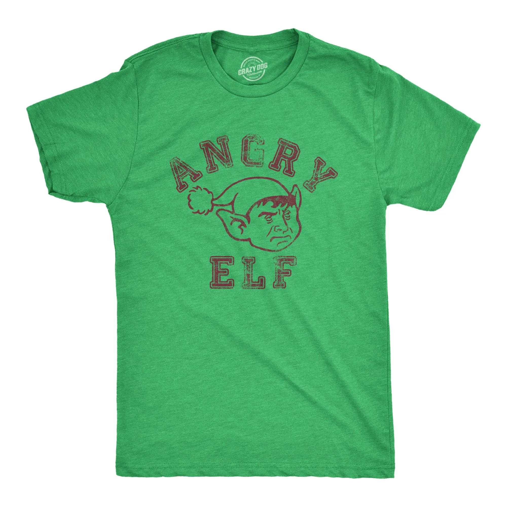 Angry Elf Men's T Shirt sold by Crazy Dog T-Shirts