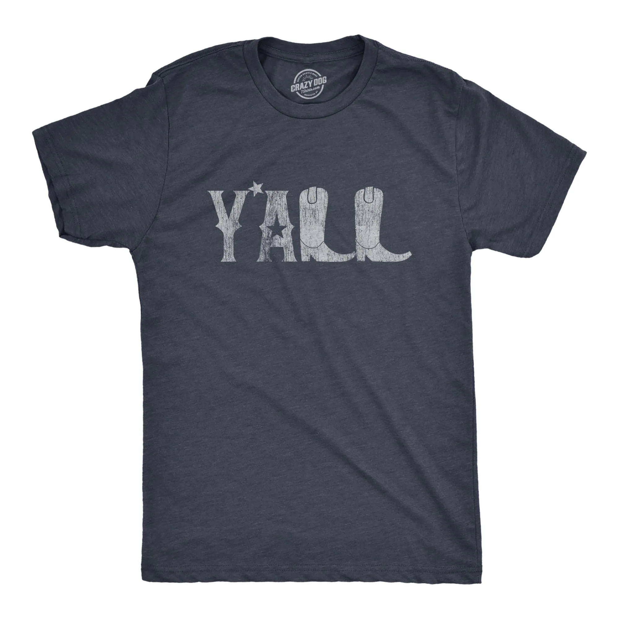 Y'all Boots Men's T Shirt sold by Crazy Dog T-Shirts