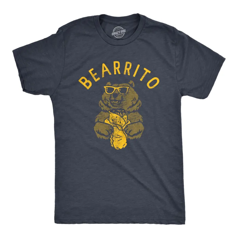 Bearrito Men's T Shirt sold by Crazy Dog T-Shirts
