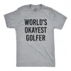 World's Okayest Golfer Men's T Shirt sold by Crazy Dog T-Shirts