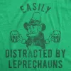 Easily Distracted By Leprechauns Men's T Shirt sold by Crazy Dog T-Shirts