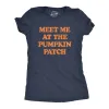 Meet Me At The Pumpkin Patch Women's T Shirt sold by Crazy Dog T-Shirts