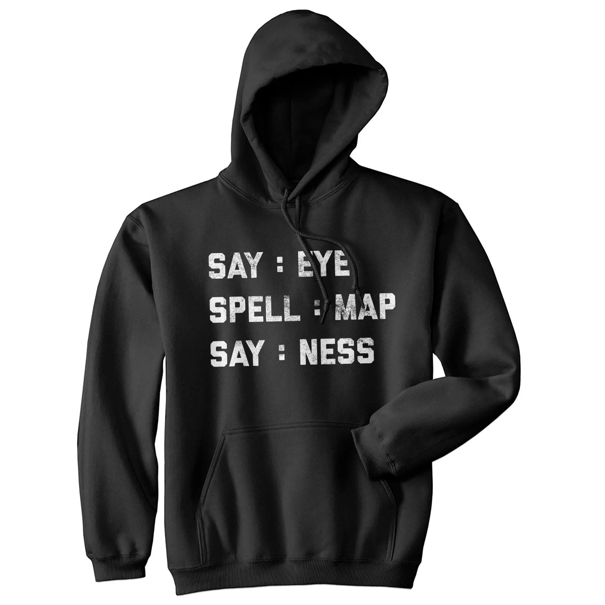 Say Eye Spell Map Say Ness sold by Crazy Dog T-Shirts