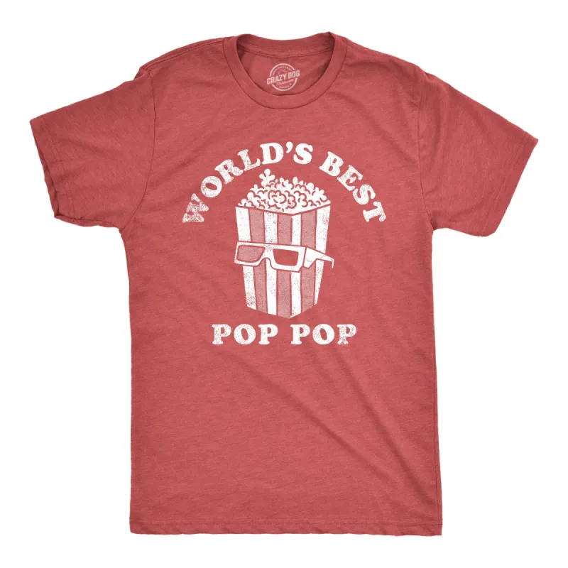 Worlds Best Pop Pop Men's T Shirt sold by Crazy Dog T-Shirts