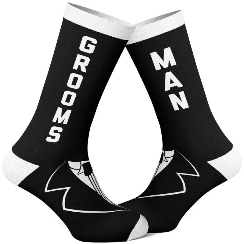 Men's Grooms Man Socks sold by Crazy Dog T-Shirts