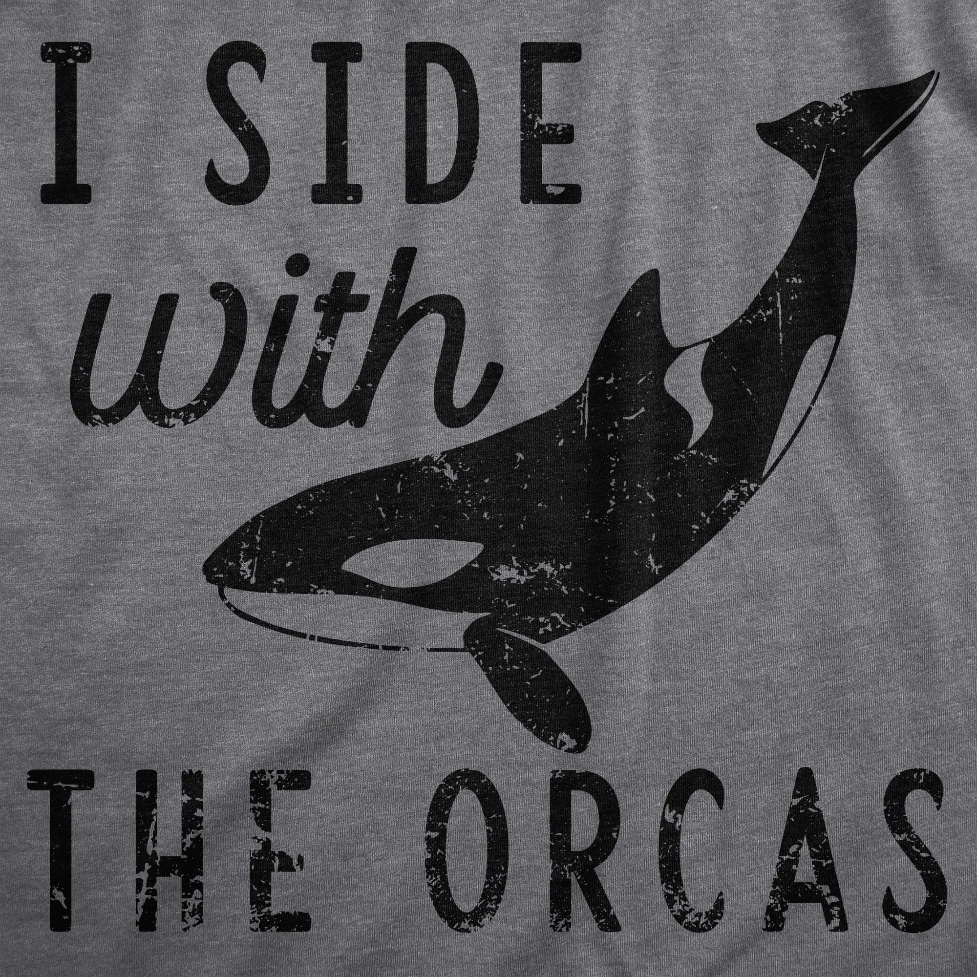 I Side With The Orcas Men's T Shirt sold by Crazy Dog T-Shirts product image thumbnail 2