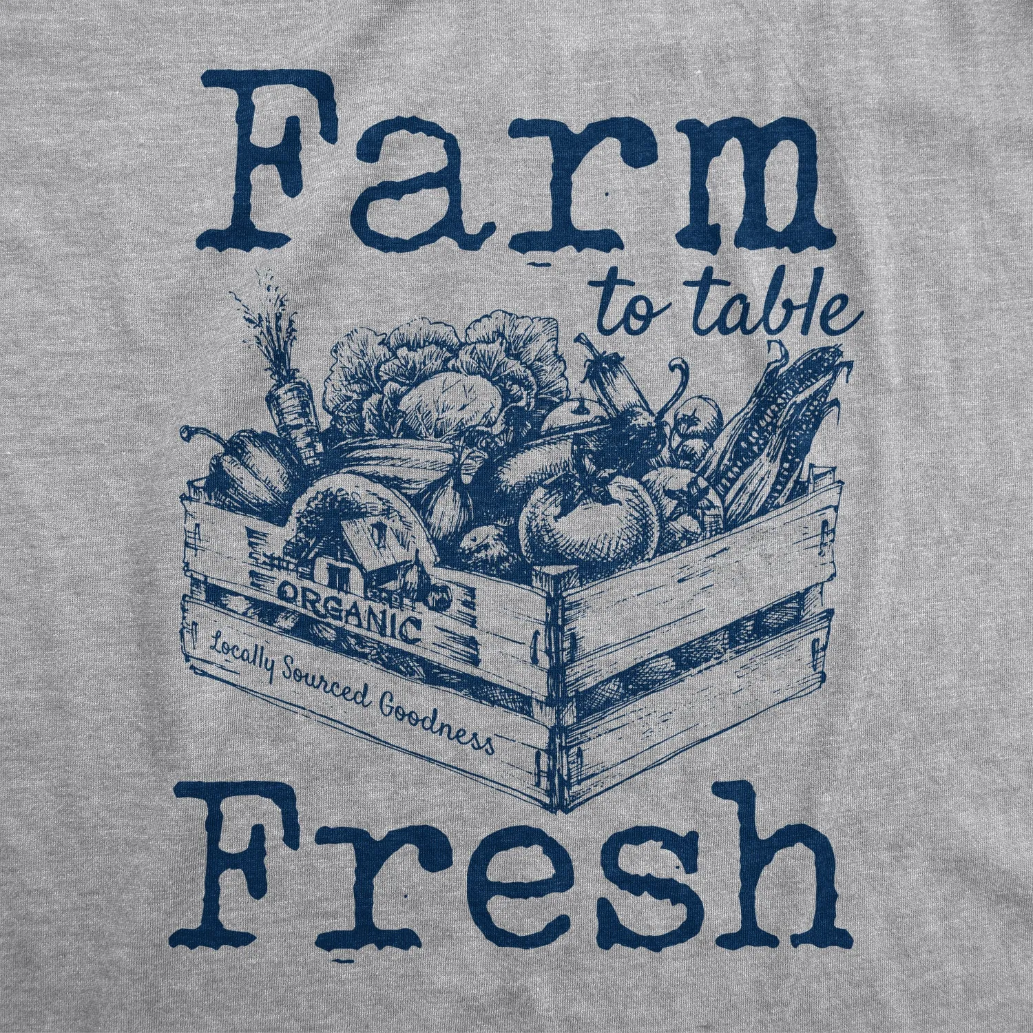 Farm To Table Fresh Men's T Shirt sold by Crazy Dog T-Shirts product image thumbnail 2
